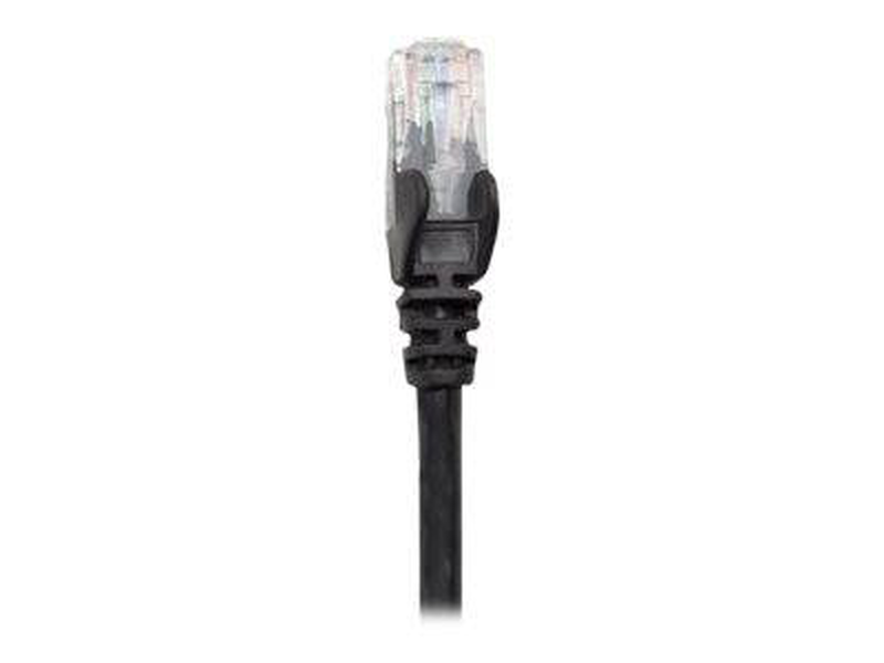 Intellinet network patch cable, cat6, 1.5m, black, copper, s/ftp, lsoh / lszh, pvc, rj45, gold plated contacts, snagless, booted, polybag - patch cable - rj-45 (m) to rj-45 (m) - 1.5 m - sftp - cat 6 - booted, snagless - black-null