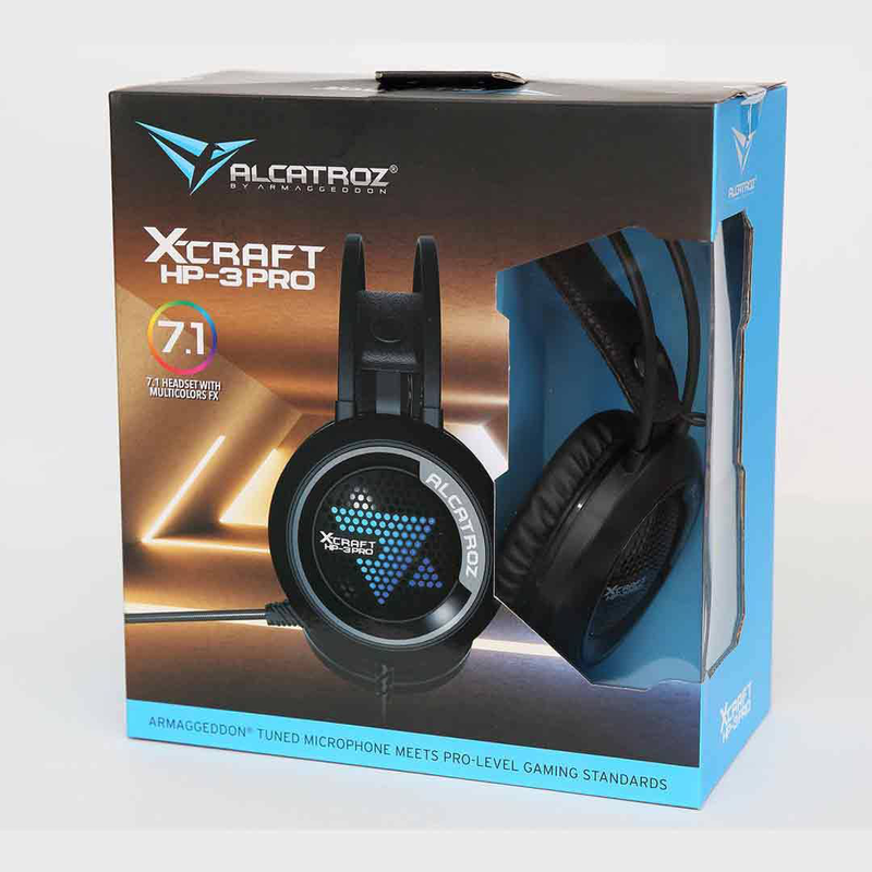 Alcatroz x-craft hp-3 pro USB audio 7.1 gaming headset-null