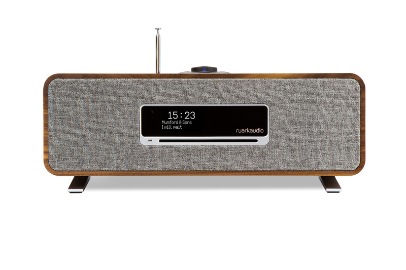 Ruark  r3s compact wireless music system wallnut-null