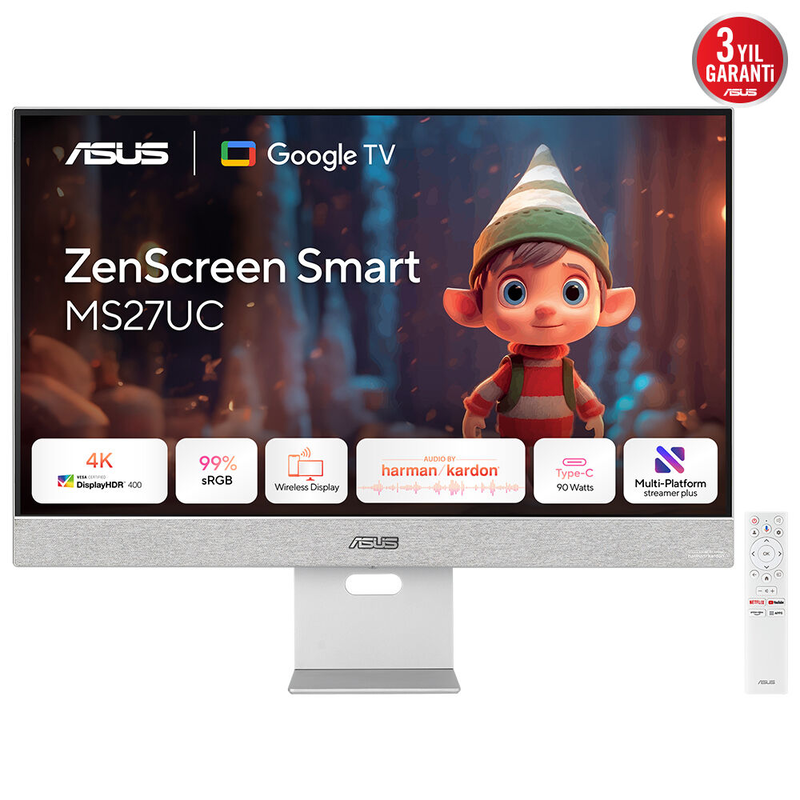 Asus zenscreen ms27uc 27" &omicron;&theta;ό&nu;&eta; ips 4k uhd 3840x2160-null