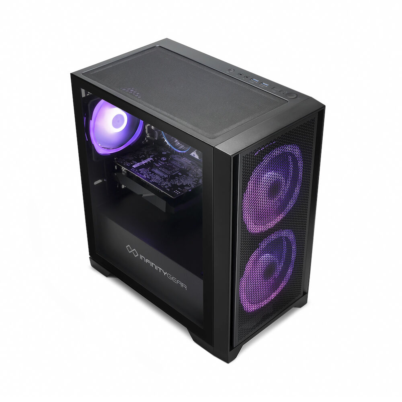 Infinity gear fusion 3s rev.4 (core i3-14100f/16GB ddr4/500GB ssd/windows) desktop pc-null