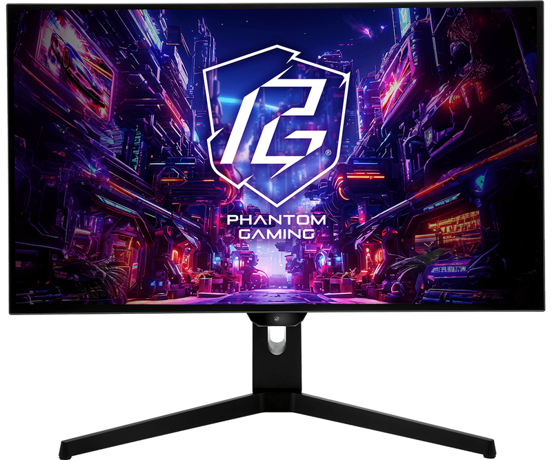 Asrock phantom gaming pgo27qfs 27" monitor wOLED 240hz hdr qhd 2560x1440-null