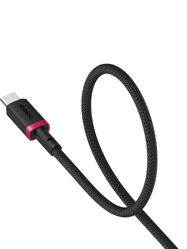 Baseus cable USB-c to USB-a dura series braided 1.0m black+red, , medium-null