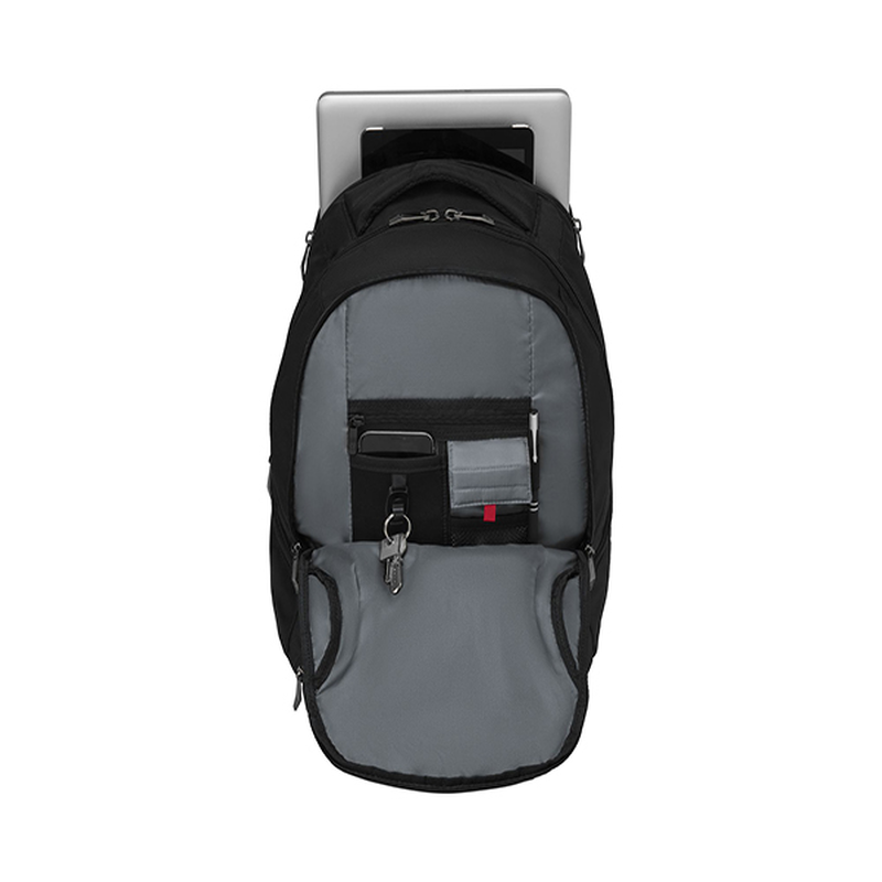 Product image: Wenger, transit 16"/40 cm deluxe laptop backpack, black (r), , medium-null