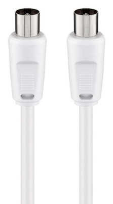 Goobay καλωδιο κεραιας αρσενικο 68145, <70db, ccs, 5μετρα, λευκο, , medium