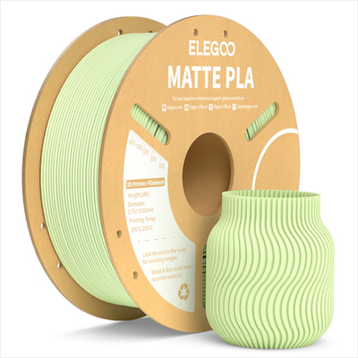 Pla matte elegoo filament 1kg 1.75mm mint green, Matte Mint Green, medium