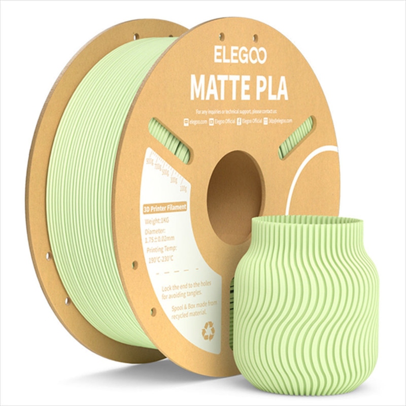 Pla matte elegoo filament 1kg 1.75mm black-null