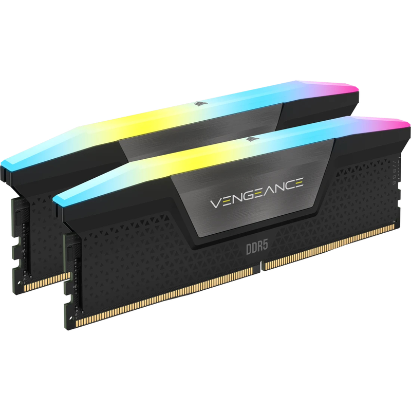 Corsair vengeance® rgb 64GB (2x32GB) ddr5 dram 6600mt/s cl32 memory kit (cmh64gx5m2b6600c32)-null