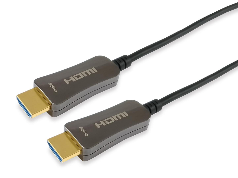 Equip life - high speed - HDMI cable with ethernet - HDMI male to HDMI male - 30 m - 4k support, active optical cable (aoc), , medium-null