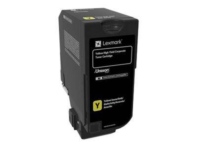 Lexmark 84c2hye yellow high yield corporate original toner cartridge for cx725 &ndash; up to 16,000 pages-null