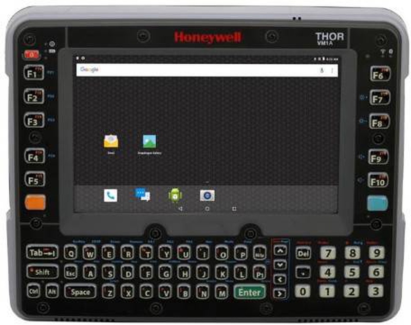 Honeywell thor vm1a / client pack / vehicle mount computer / snapdragon 660 2.2 GHz / android 8.0 (oreo) / 4GB ram / 32GB SSD / 8" touchscreen 1280 x 768 / Wi-Fi, nfc, bluetooth / kbd: qwerty, , medium-null