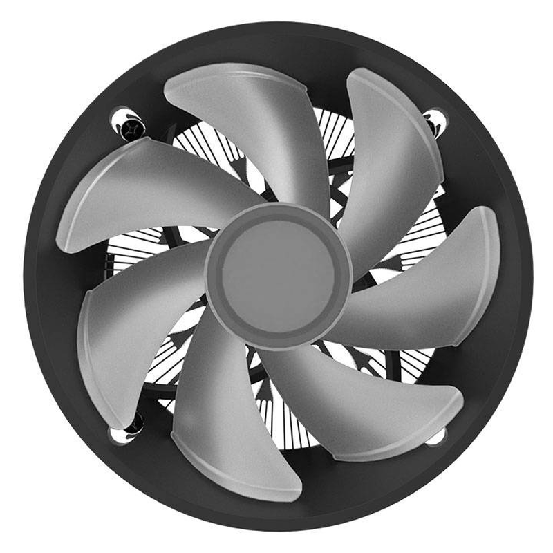 Thermaltake ux150 argb sync cl-p146 low-profile top-down CPU cooler 130w 130mm argb fan intel lga1851-1150 black-null