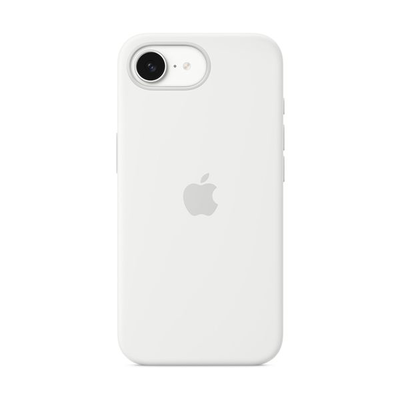 iPhone 16e silicone case white, White, medium