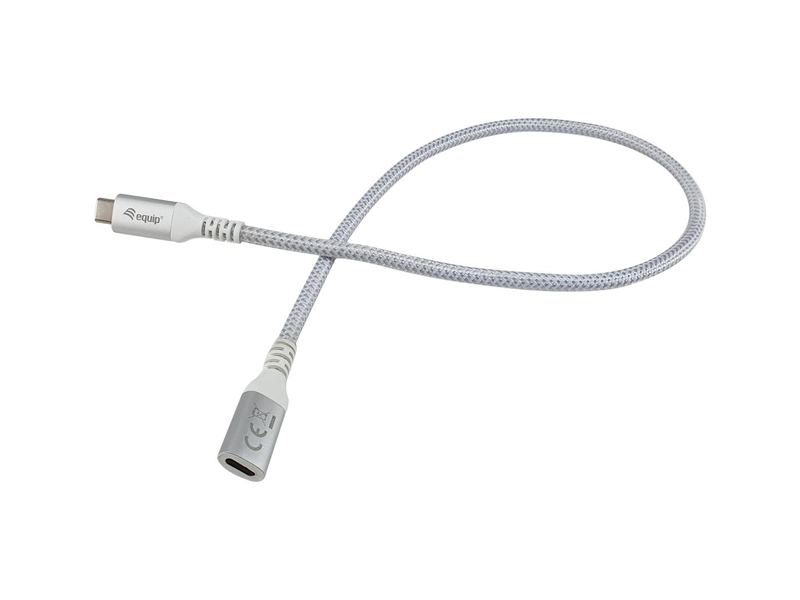 Equip USB 3.2 Gen 2 USB-c to USB-c extension cable, 1.0m, m/f, 4k/60hz, 10GBps, white, , medium-null