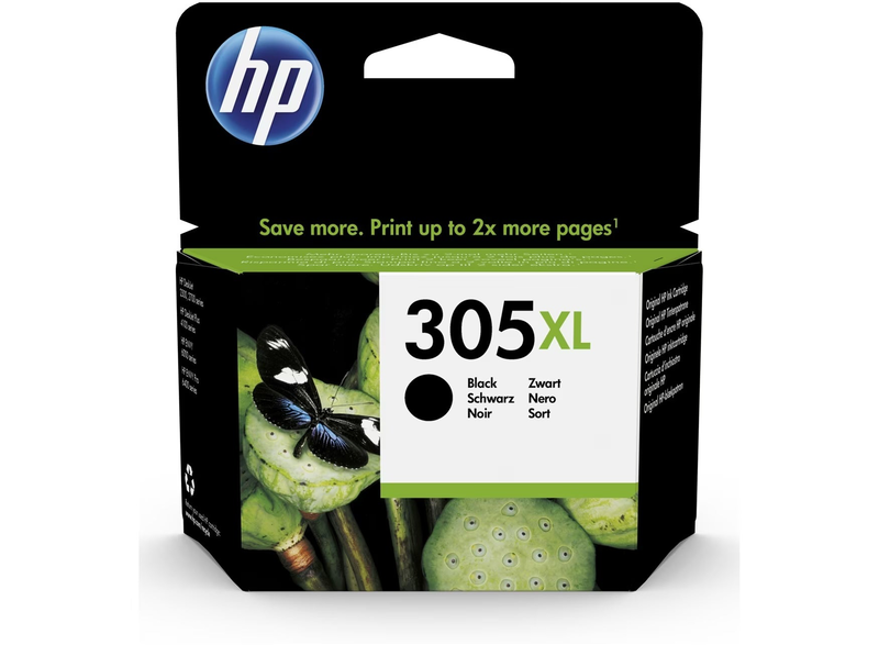 Hp ink cartridge 3ym62ae, 305xl black-null