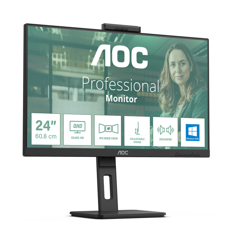 Aoc 24p3cw 23.8" monitor ips 75hz FHD 1920x1080-null