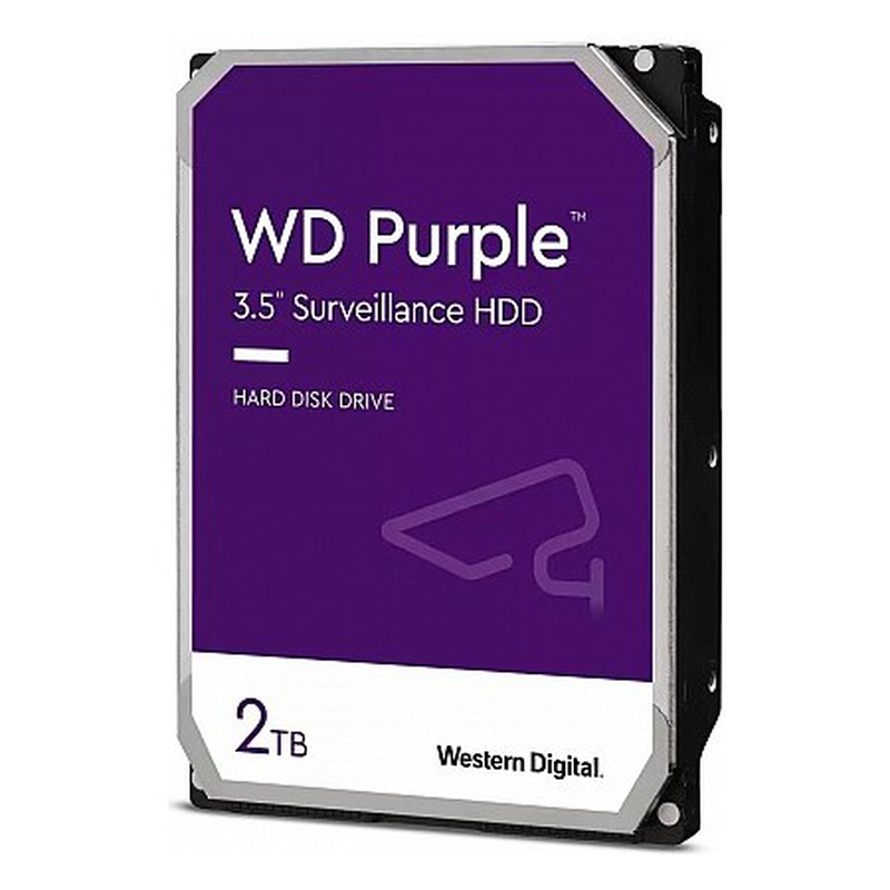 Western digital HDD 2TB sata III inteli power/256mb purple wd23purz, , medium-null