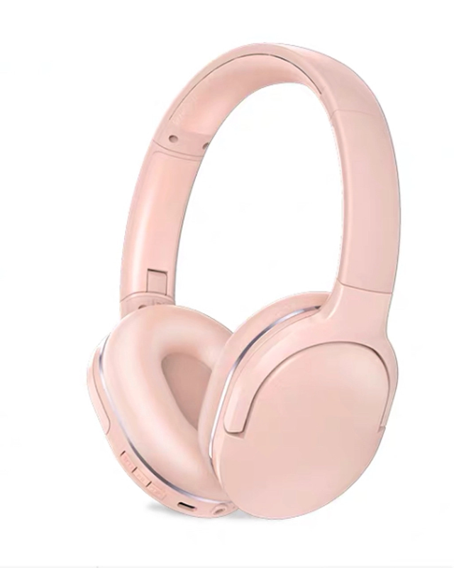 Baseus encok d02 pro over ear wireless headphones bluetooth 40 operating hrs pink, , medium-null
