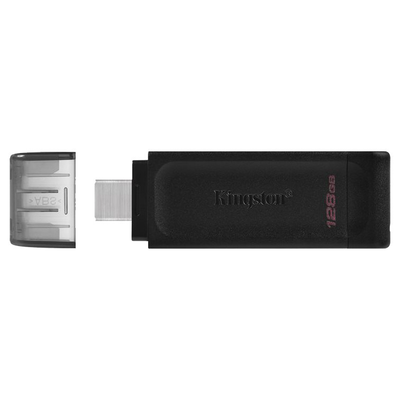 Kingston memory stick Type-C 128GB USB 3.2 black, Black, medium