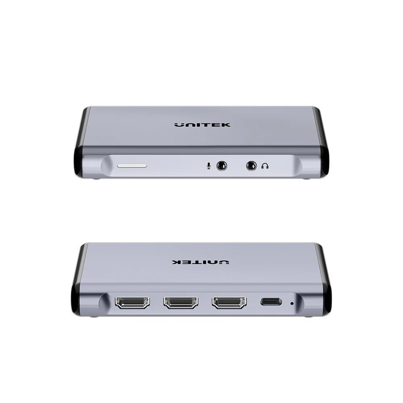 Product image: Unitek capture card 4k60hz 3.5mm audio & dual HDMI loop out v1177a, , medium-null