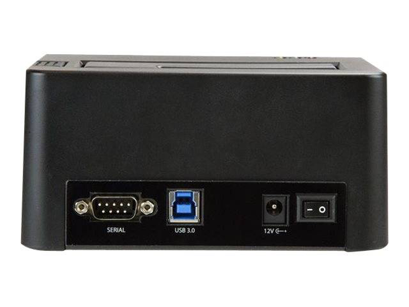 Startech.com USB 3.0 hard drive eraser dock for 2.5" & 3.5" sata SSD HDD + 4kn drive / lcd/ rs232 / secure erase HDD wiper docking station (sdock1eu3p2) / hard drive eraser / 2.5" / 3.5" / sata 6GB/s / black, , medium-null