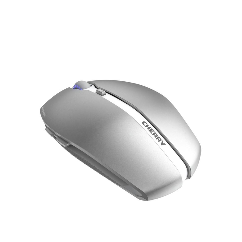 Cherry Gentix bt - mouse - optical - 7 buttons - wireless - bluetooth 4.0 - frosted silver, , medium-null