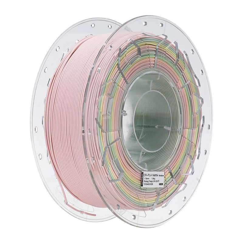 Creality cr-pla matte rainbow 3d printer filament 1kg spool 1.75 mm-null