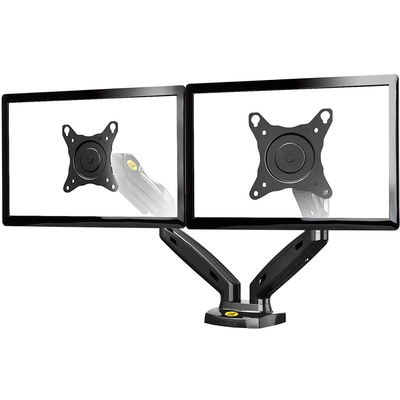 Nbmounts f160 gas strut desk monitor mount dual arms black, , medium