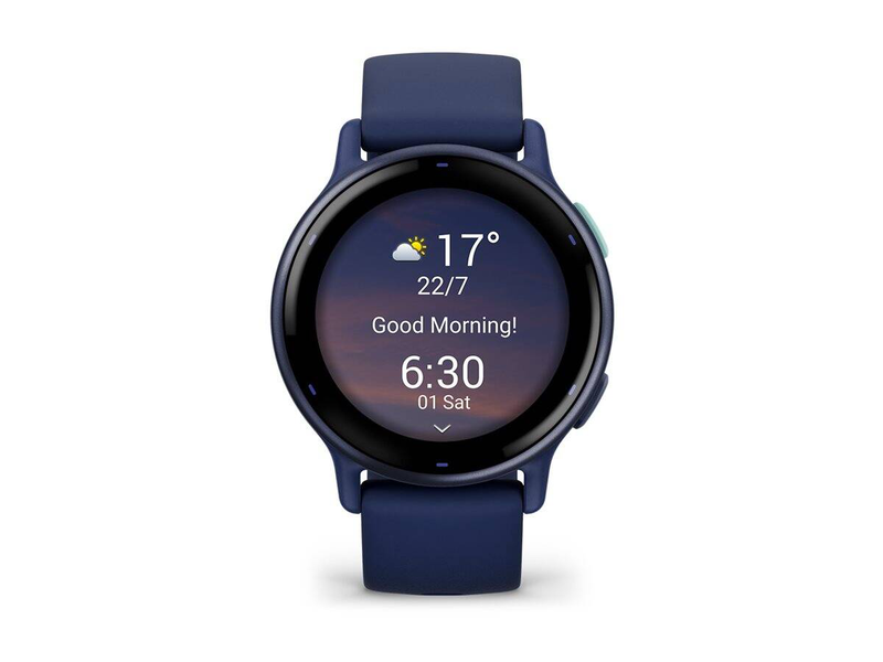 Garmin v&iacute;voactive 5 navy smart watch with band silicone / wrist size: 125-190 mm / display 1.2" / 4GB / bluetooth, ant+, Wi-Fi / 26 g, , medium-null