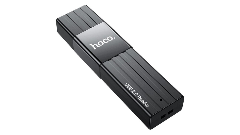 Hoco card reader hb20 mindful 2-in-1card reader USB3.0, , medium-null