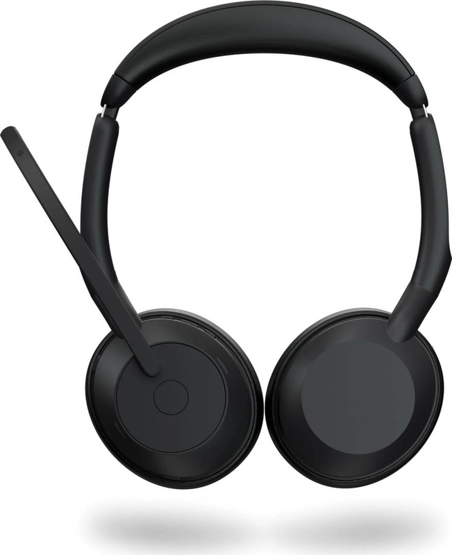 Jabra evolve2 55 uc stereo wireless headset bluetooth 5.2 link 380a USB-a anc Air comfort busylight black 25599-989-999-null