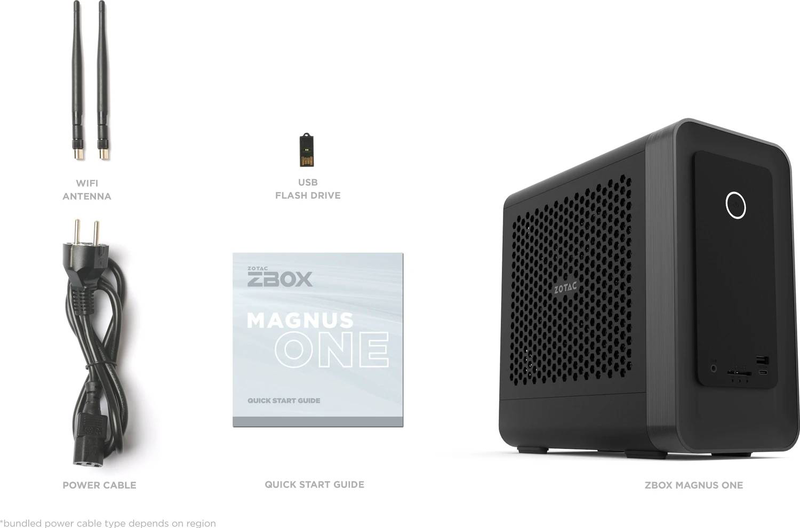 Zotac zbox magnus one eu27506tc barebone mini pc Intel Core ultra 7 265 geforce RTX 5060 ti Wi-Fi 7 no ram no SSD no os black-null