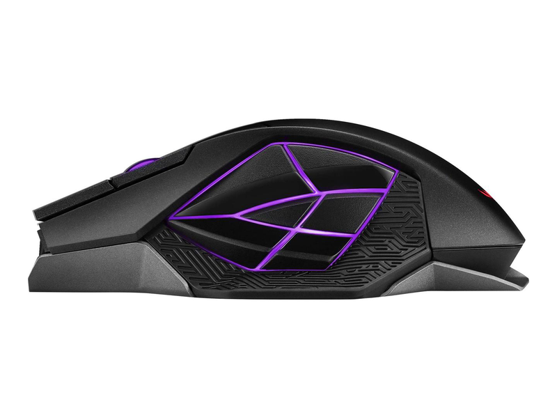 Asus rog spatha x / mouse / right-handed / optical / 12 buttons / wireless, wired / USB, 2.4 GHz / black, , medium-null