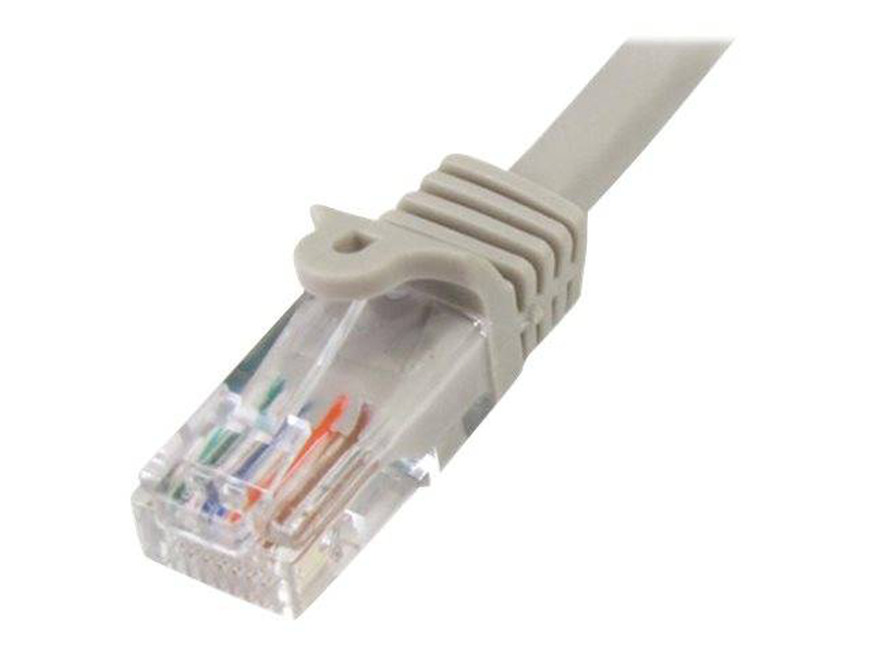 Startech.com snagless cat 5e utp patch cable /&nbsp; rj-45 (m) to rj-45 (m) / 2 m / utp /&nbsp;molded, snagless / grey-null