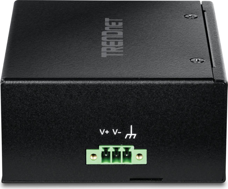 Trendnet ti-pelc80 8-port industrial fast ethernet poe+ switch | 200w | din rail/wall mount, , medium-null
