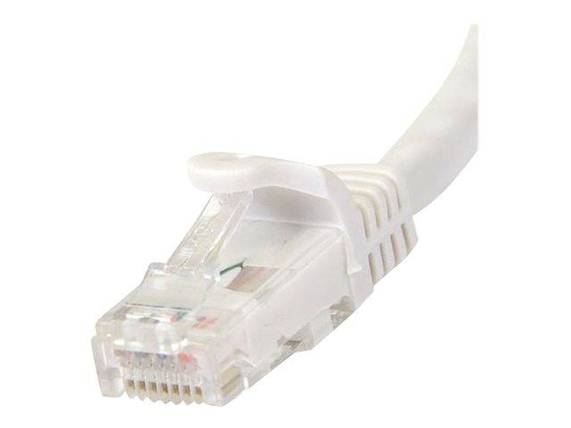 Startech.com 0.5m white cat6 / cat 6 snagless ethernet patch cable 0.5 m / network cable / rj-45 (m) to rj-45 (m) / 50 cm / utp / cat 6 / molded, snagless, stranded / white-null