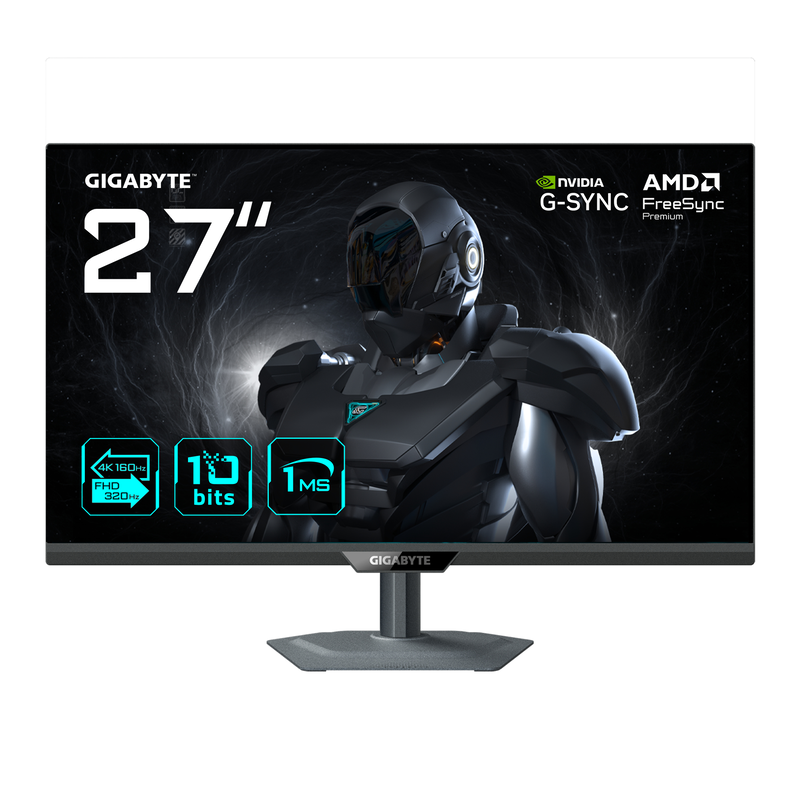 Gigabyte g27up 27" monitor ss ips 4k 160hz hdr10 3840x2160-null