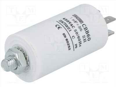 1mf 450v motor run capacitor, , medium