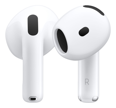 Apple &alpha;&sigma;ύ&rho;&mu;&alpha;&tau;&alpha; &alpha;&kappa;&omicron;&upsilon;&sigma;&tau;&iota;&kappa;ά &psi;&epsilon;ί&rho;&epsilon;&sigmaf; AirPods 4, White, medium