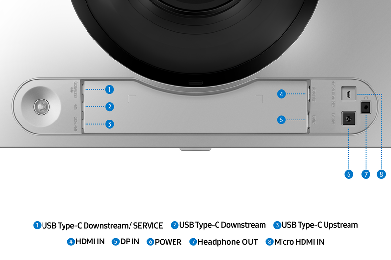 Samsung odyssey g9 ls49dg912suxen 49" οθόνη OLED curved 144hz freesync 5120x1440, , medium-null