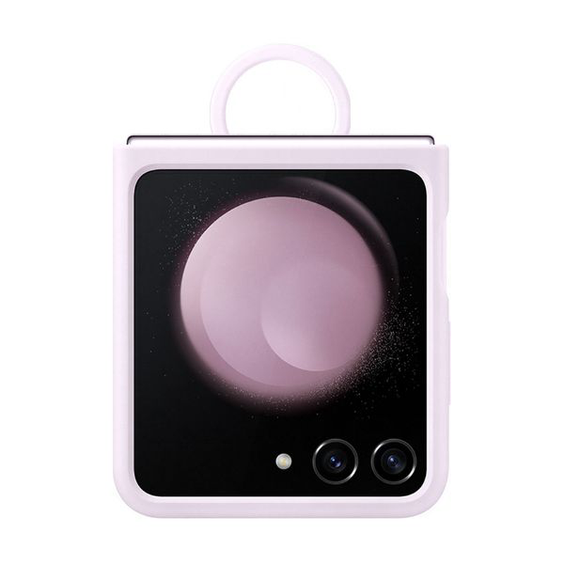 Product image: Galaxy z flip5 silicone with ring lavender-null