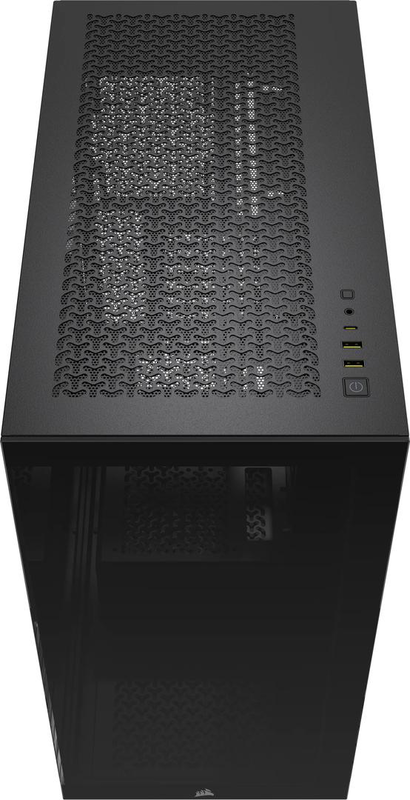 Corsair 3500x windowed mid-tower tempered glass - black (cc-9011276-ww)-null