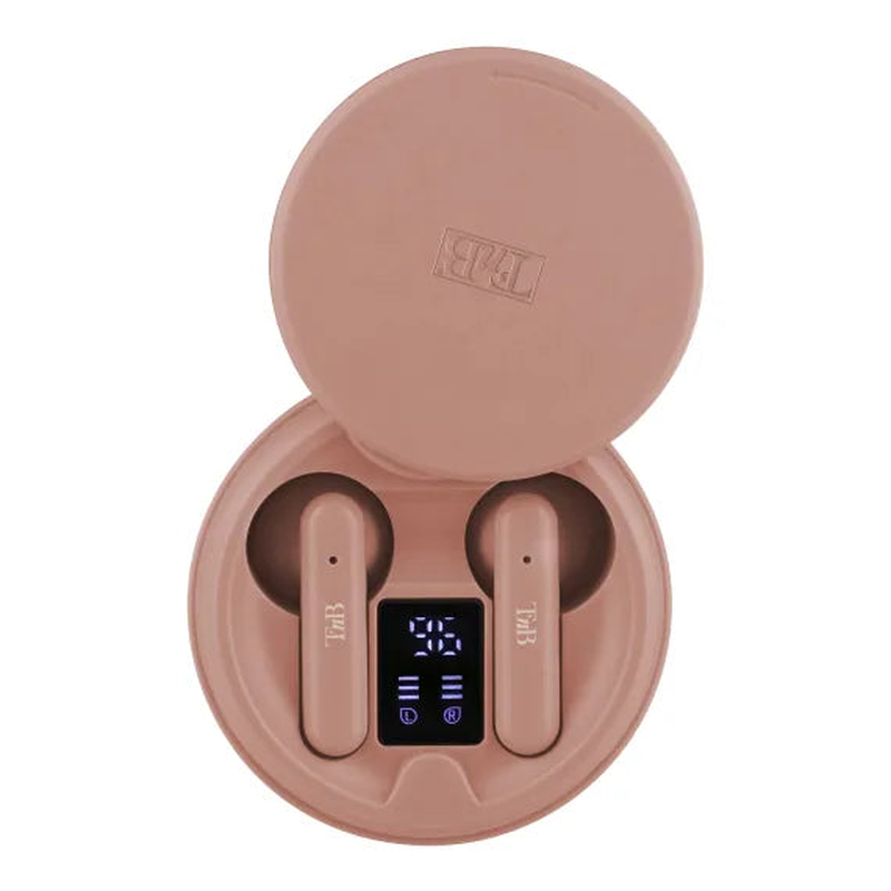 Tnb shiny 2 wireless headphones bluetooth with 20 operating hrs pink, , medium-null