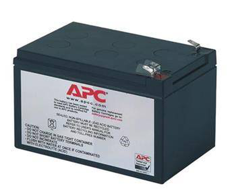 Apc replacement battery cartridge #4 / ups battery lead acid / black / for back-ups 650va / back-ups pro 650, 650va / smart-ups 620, 620va / smart-ups v/s 650va, , medium-null
