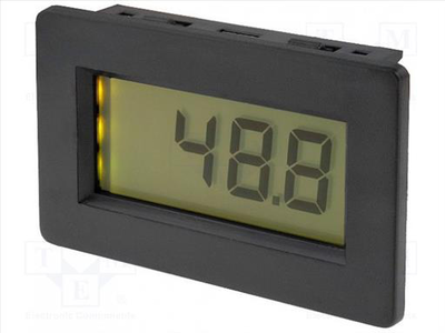 Panel dc voltage meter lcd 3,5digit 13mm, with a backlit, , medium