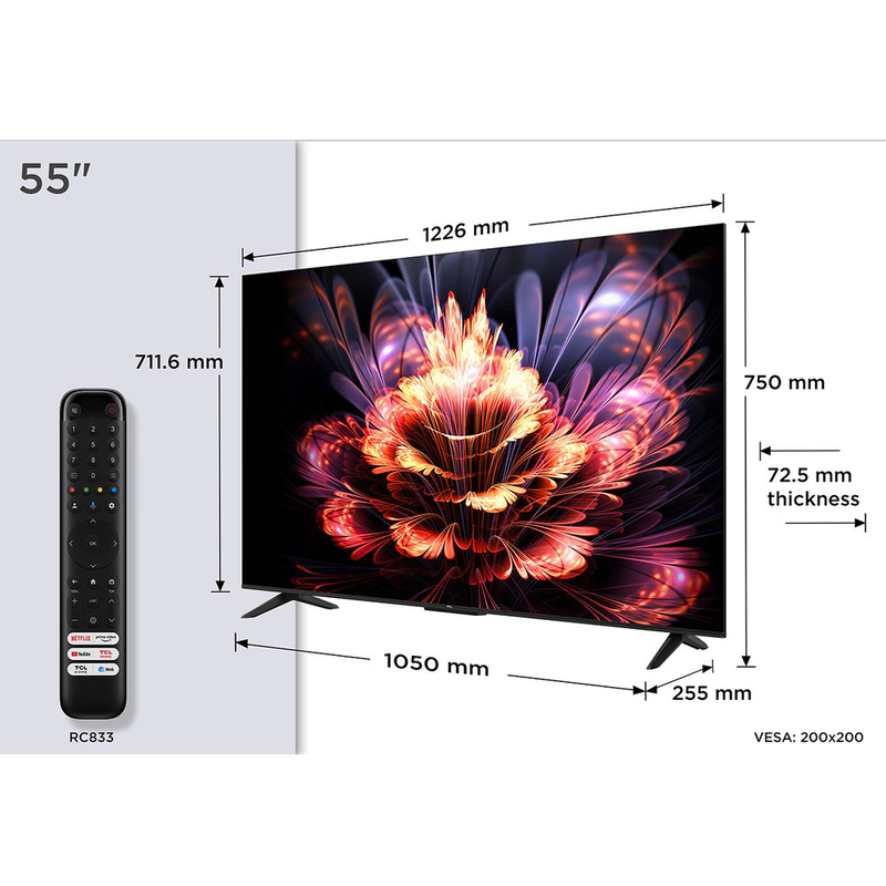 Tcl led 55v6c 55" google TV 4k TV-null
