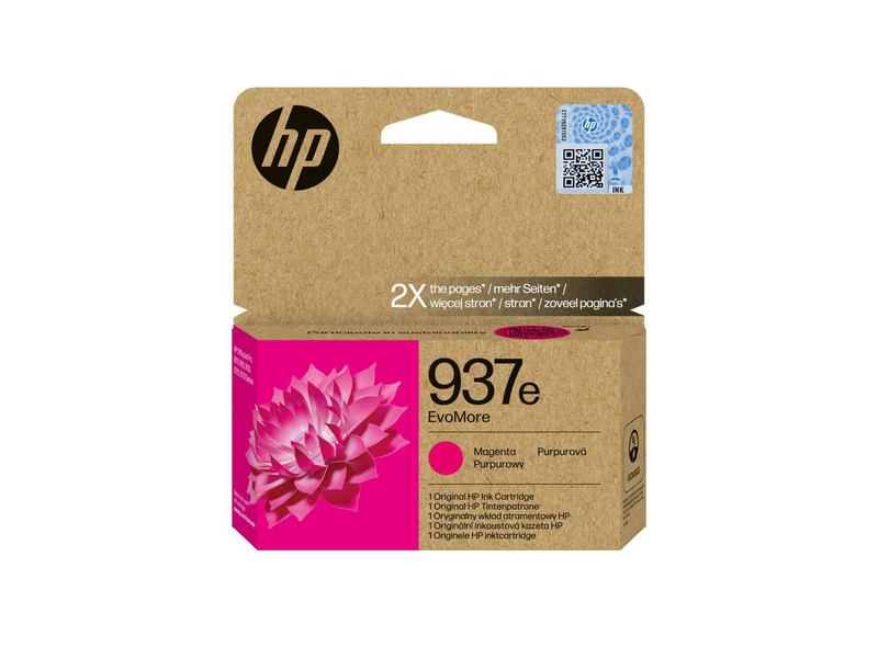 Hp 937e evomore magenta original / ink cartridge / for officejet pro 9110b, , medium-null