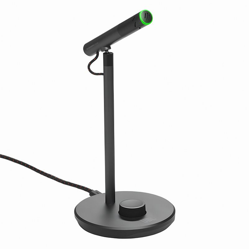 Jbl quantum stream talk condenser microphone USB-c volume knob (black), , medium-null