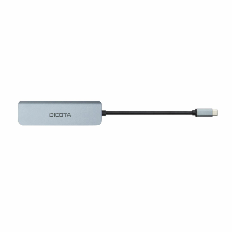 Dicota d32060 USB-c 5-in-1 video hub HDMI 4k USB-a USB-c 100w pd silver-null