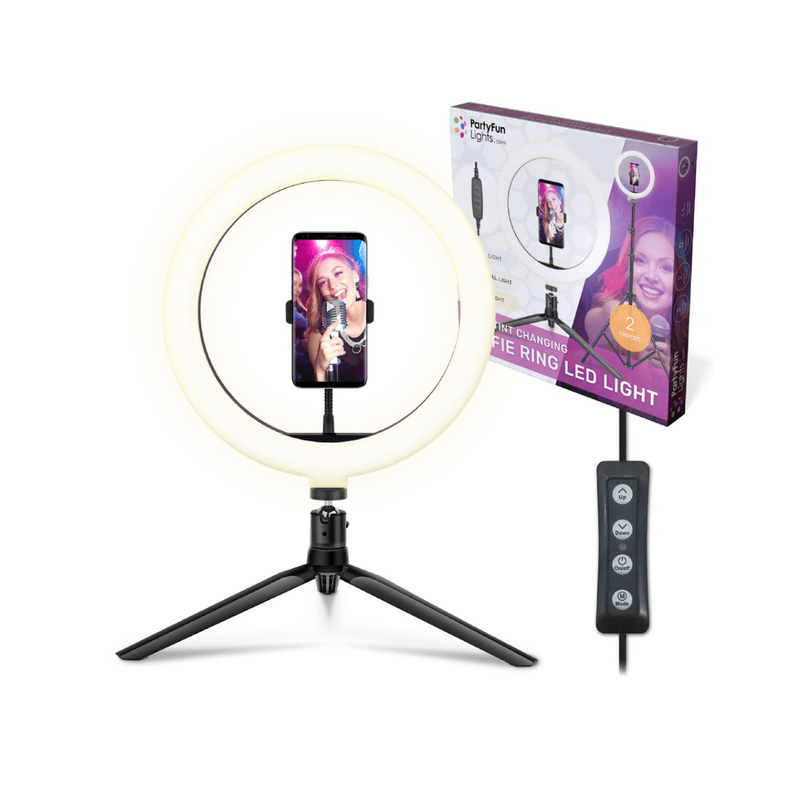 Selfie ring led light 30 cm - tripod-null